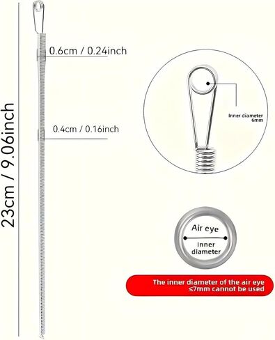 Efficient Threader Universal Rope Threader with Spring-Loaded Eye, Ideal Home Sewing and Multi-Purpose Elastic Waistband Tool Spring Loaded Durable Accessories 1Pcs in Saudi Arabia