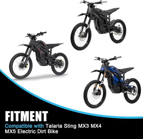 واقي الطين الأمامي لـ Talaria، واقي الطين الأمامي للدراجة النارية PSLER لـ Talaria Sting MX3 MX4 MX5 الدراجة الترابية الكهربائية (أسود) in Kuwait