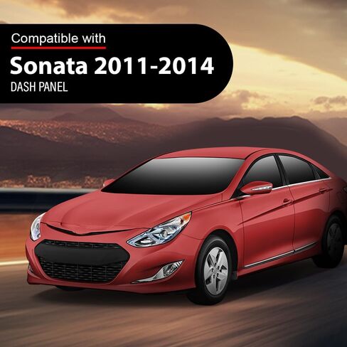 غطاء لوحة القيادة ANDPLAY متوافق مع Hyundai Sonata 2011 2012 2013 2014 رمادي داكن in Kuwait