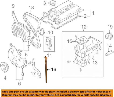Car 2.4L Dipstick for Hyundai Santa Fe 2001-2006 for Sonata 2000-2005 for Kia Optima 2001-2005 2661138054 in Saudi Arabia