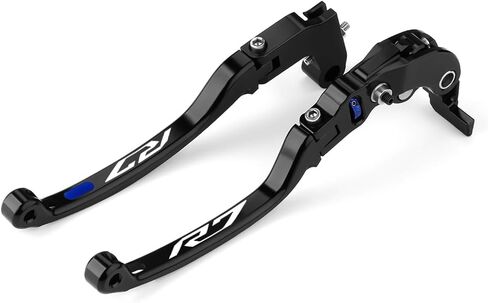 CNC Adjustable Brake & Clutch Levers Compatible with Yamaha YZF R7 (2021-2023) Foldable Aluminum Motorcycle Set in Saudi Arabia