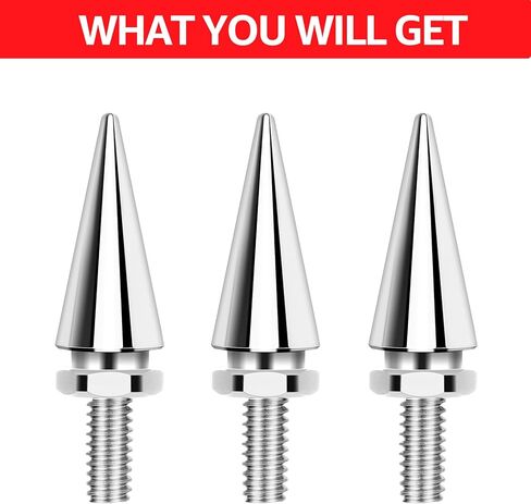 مسامير الزجاج الأمامي للدراجات النارية، مسامير هدية للزجاج الأمامي متوافقة مع Harley Davidson Street Glide Electra Glide Ultra Classic Ultra Limited Tri Glide 1996-2013، كروم in Kuwait