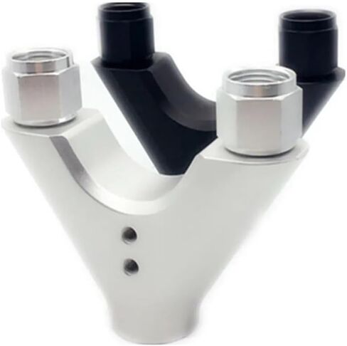 044 محول خزان الوقود المزدوج المزدوج لمضخة الوقود -8AN -10ORB نظام إمداد الوقود (فضي) in Kuwait