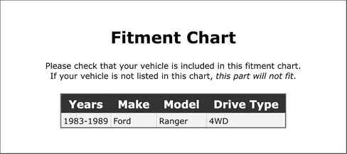 طقم خدمة محور القفل متوافق مع Ford Ranger 4WD 1983 1984 1985 1986 1987 1988 1989 PC-396219 in Kuwait