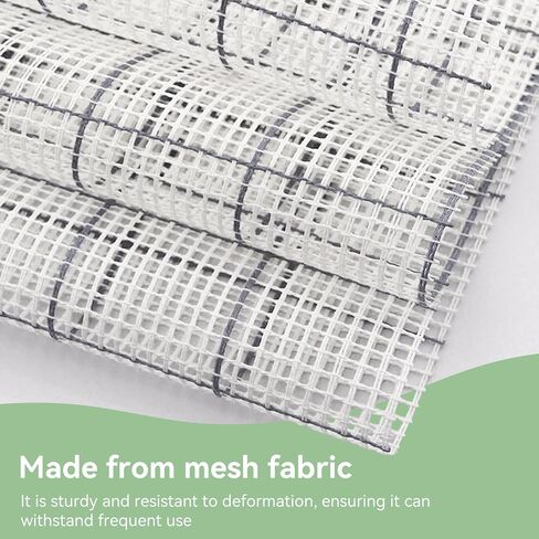 Latch Hook Canvas, Mesh Canvas Sheets Blank Rug Hooking Mesh Canvass Sheet Blank Hooking Meshes for Crafts Supplies Making Canvass (50 * 100cm) in Saudi Arabia