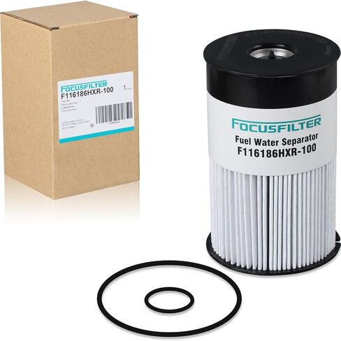 FOCUSFILTER FS20194 OEM Grade Fuel Water Separator Filter, 30K Miles Protection, fits Cummins X12, X15 Engines, Replaces A0000385015, SN 40929 in Saudi Arabia