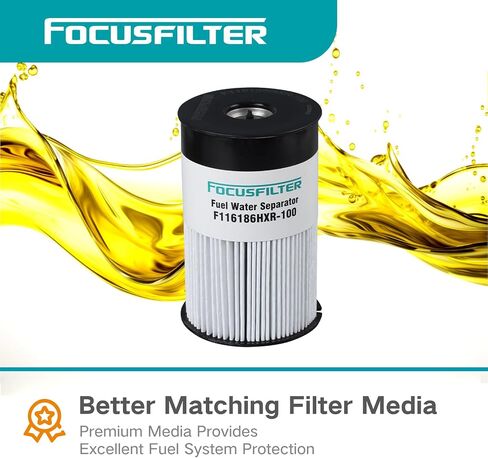 FOCUSFILTER FS20194 OEM Grade Fuel Water Separator Filter, 30K Miles Protection, fits Cummins X12, X15 Engines, Replaces A0000385015, SN 40929 in Saudi Arabia