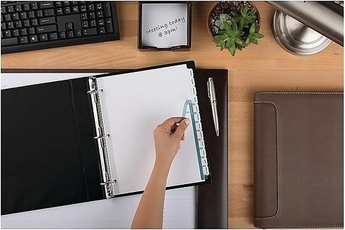 Avery 11428 Index Maker Print & Apply Clear Label Dividers w/White Tabs, 12-Tab, Letter in Saudi Arabia