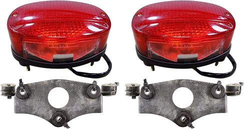 2PCS 5LP-84700-11-00 Rear Brake Taillight with Bracket Assembly Fits for Yamaha for Raptor 660R YFM660R 2002-2005 in Saudi Arabia