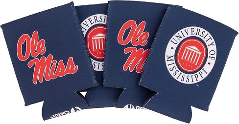 مبرد المشروبات العازل لجامعة ميسيسيبي من Ole Miss، عبوتين من حامل المشروبات الرغوي المتمردين U of M (عبوة من عبوتين) in Saudi Arabia