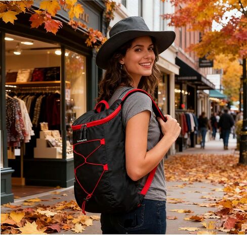 levayhill 16L Hiking-Daypack, Water-Resistant-Lightweight Foldable Travel Backpacks, Camping Outdoor Backpack Carry-on Bag in Kuwait