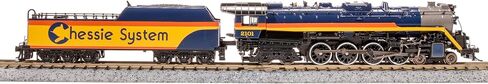 برودواي المحدودة 7406 ريدينغ T1 4-8-4، Chessie Steam Special #2101، Paragon4 Sound/DC/DCC، Smoke، N Scale in Kuwait