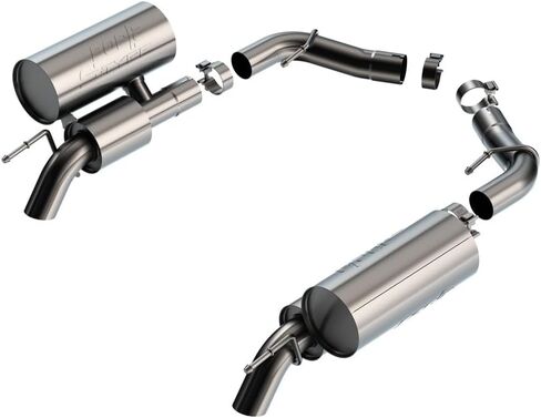 Borla 22-23 Jeep Grand Wagoneer 6.4L V8 2.75in S-TYPE SR Turndown Tip Axleback Exhaust in Saudi Arabia