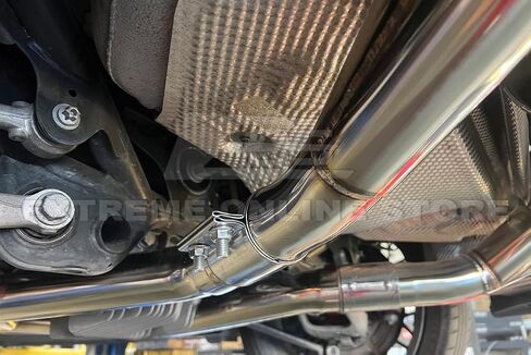 Replacement For 2015-2020 BMW F80 M3 F82 M4 T-304 STAINLESS STEEL ANODIZED SILVER Muffler Axle Back Double Wall Quad Tips Exhaust in Saudi Arabia