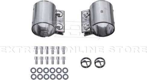 Replacement For 2015-2020 BMW F80 M3 F82 M4 T-304 STAINLESS STEEL ANODIZED SILVER Muffler Axle Back Double Wall Quad Tips Exhaust in Saudi Arabia