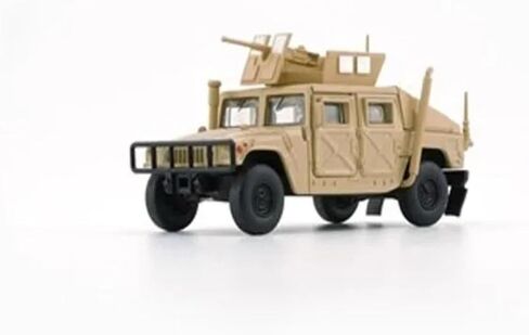 2025 1/64 Diecast Military Vehicle | Adult Collectible Toy Model, Perfect for Gift | Inspired by Humvee 4-CT (Yellow-LHD) in Saudi Arabia