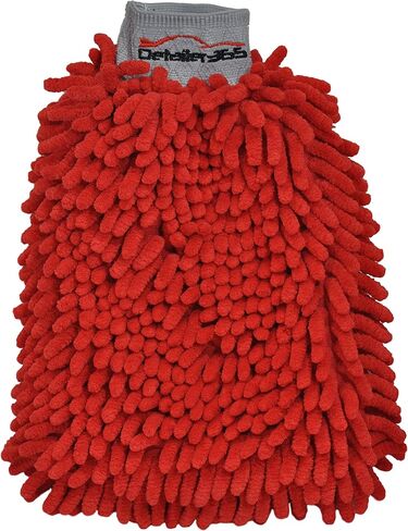 Premium Red Microfiber Car Wash Mitt (2 Pack) in Saudi Arabia