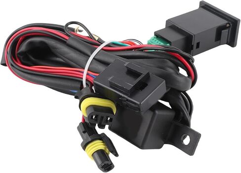 طقم مرحل مفتاح إضاءة الضباب LED العالمي من CHICIRIS، مجموعة أسلاك OnOff عالية الأداء لمعظم المركبات in Kuwait