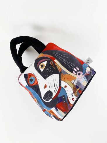 Pawtrait Purse Imagine Picasso in fashion—Pawcasso's Pawsh Purse Collection turns plush toys into wearable art for pets. Vibrant, stylish, and playful, these chic purses redefine pet fashion and fun! in Saudi Arabia
