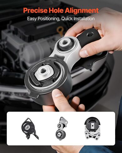 حامل محرك VEVOR، مجموعة من 4، متوافق مع 2009-2012 Ford Escape 2.5L L4، استبدل OE# A5446، A5481، A5412، A5441، دعم آمن in Saudi Arabia