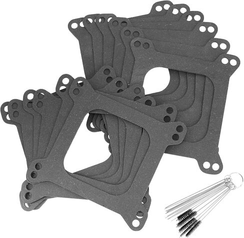 Dokili 12Pcs Carburetor Base Gaskets for Holley 4150 4160 Edelbrock Quadrajet SBC BBC 265 283 307 327 350 383 400 402 426W 440 455, 4 BBL 1/16" Thick Carb Mounting Gasket in Saudi Arabia