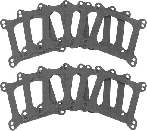 Dokili 12Pcs Carburetor Base Gaskets for Holley 4150 4160 Edelbrock Quadrajet SBC BBC 265 283 307 327 350 383 400 402 426W 440 455, 4 BBL 1/16" Thick Carb Mounting Gasket in Saudi Arabia