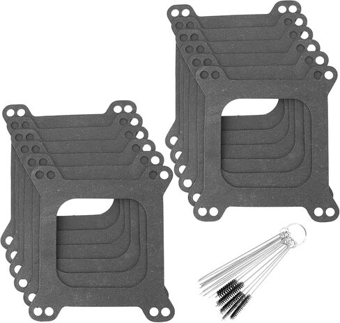 Dokili 12Pcs Carburetor Base Gaskets for Holley 4150 4160 Edelbrock Quadrajet SBC BBC 265 283 307 327 350 383 400 402 426W 440 455, 4 BBL 1/16" Thick Carb Mounting Gasket in Saudi Arabia