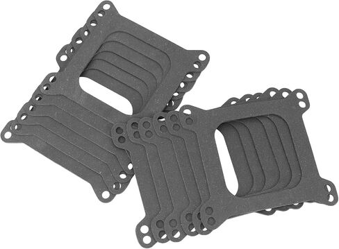 Dokili 12Pcs Carburetor Base Gaskets for Holley 4150 4160 Edelbrock Quadrajet SBC BBC 265 283 307 327 350 383 400 402 426W 440 455, 4 BBL 1/16" Thick Carb Mounting Gasket in Saudi Arabia
