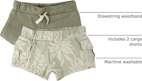 HonestBaby Multipack Shorts 100% Organic Cotton for Infant Baby and Toddler, Boys, Girls, Unisex in Saudi Arabia