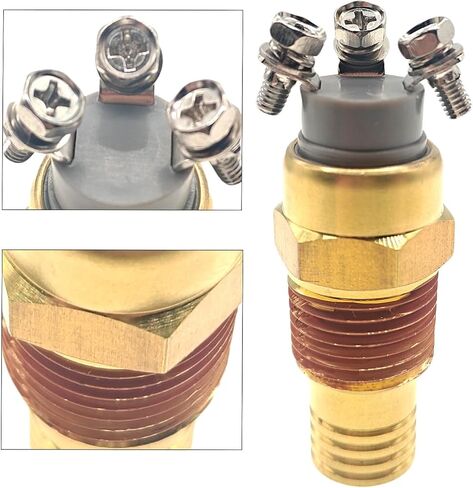 195 Degree Temperature Switch 8037050P, 1/2" NPT NO/NC Fan Clutch Control Sensor for Truck Trailer Bus, Replaces NAV 1685132C92 in Saudi Arabia