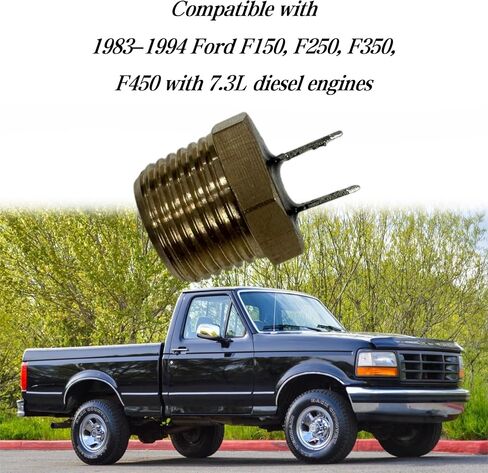 Diesel Engine Temp Sensor Switch Compatible with Ford 7.3L F150 F250 F350 F450 1983-1994 Replaces E8TZ-9E939-A Fuel Injection Temperature Sender in Saudi Arabia