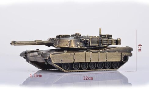 دبابة قتال رئيسية أمريكية M1A2 Abrams نموذج صب معدني بالكامل لعبة نموذج عسكري (برونزية) in Kuwait