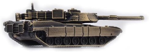 دبابة قتال رئيسية أمريكية M1A2 Abrams نموذج صب معدني بالكامل لعبة نموذج عسكري (برونزية) in Kuwait