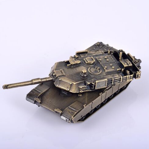 دبابة قتال رئيسية أمريكية M1A2 Abrams نموذج صب معدني بالكامل لعبة نموذج عسكري (برونزية) in Kuwait