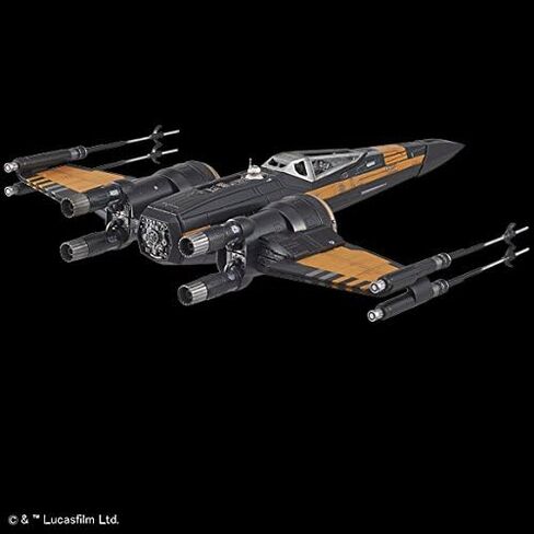 BANDAI Hobby Star Wars 1/72 Poe's X-Wing Fighter The Force Awakens Building Kit in Saudi Arabia