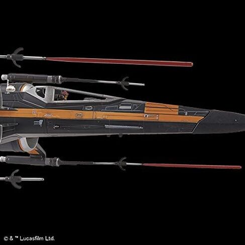 BANDAI Hobby Star Wars 1/72 Poe's X-Wing Fighter The Force Awakens Building Kit in Saudi Arabia
