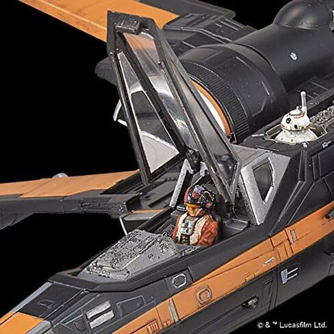 BANDAI Hobby Star Wars 1/72 Poe's X-Wing Fighter The Force Awakens Building Kit in Saudi Arabia