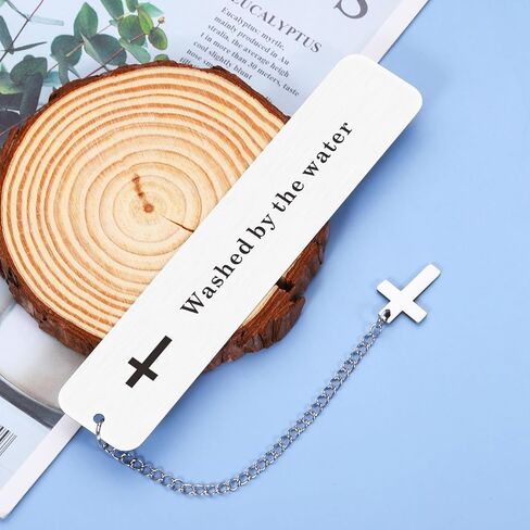 Baptism Gifts for Girl Boys Bookmark Gift for First Communion Christening Gifts for Goddaughter Godson Godchild Baby Girl Adult Baptism Gifts for Women Men Friends Catholic Gifts Religious Bookmarks in Kuwait
