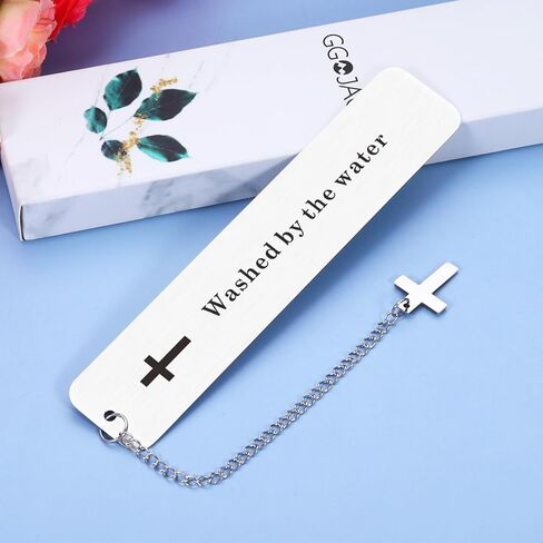 Baptism Gifts for Girl Boys Bookmark Gift for First Communion Christening Gifts for Goddaughter Godson Godchild Baby Girl Adult Baptism Gifts for Women Men Friends Catholic Gifts Religious Bookmarks in Kuwait