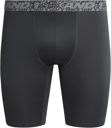 AND1 Men's Underwear – 6 Pack Long Leg Performance Compression Boxer Briefs (S-3XL), Size Medium, Black/Red/Navy in Kuwait