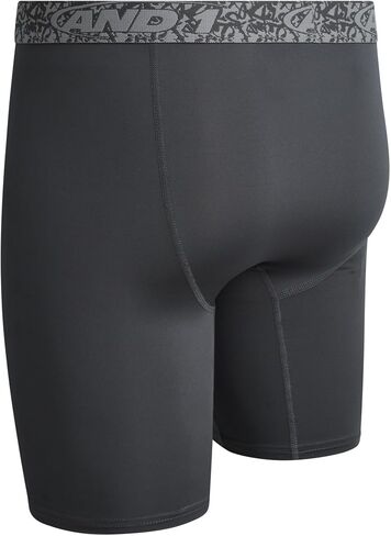 AND1 Men's Underwear – 6 Pack Long Leg Performance Compression Boxer Briefs (S-3XL), Size Medium, Black/Red/Navy in Kuwait