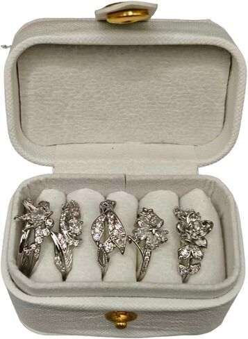 Love and Deepspace game Rings, Cosplay Proposal Jewelry for Women, Adjustable Game Rings for Her, Gift for Soulmate(5-pcs) in Saudi Arabia