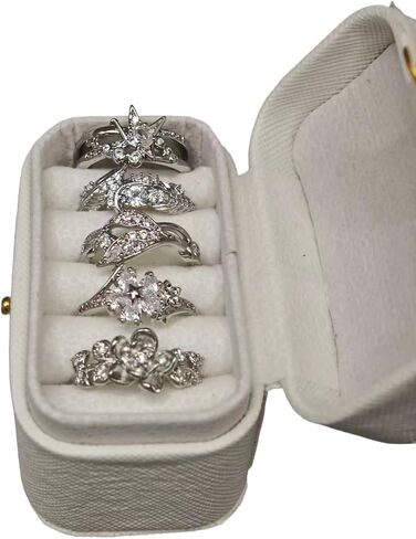 Love and Deepspace game Rings, Cosplay Proposal Jewelry for Women, Adjustable Game Rings for Her, Gift for Soulmate(5-pcs) in Saudi Arabia