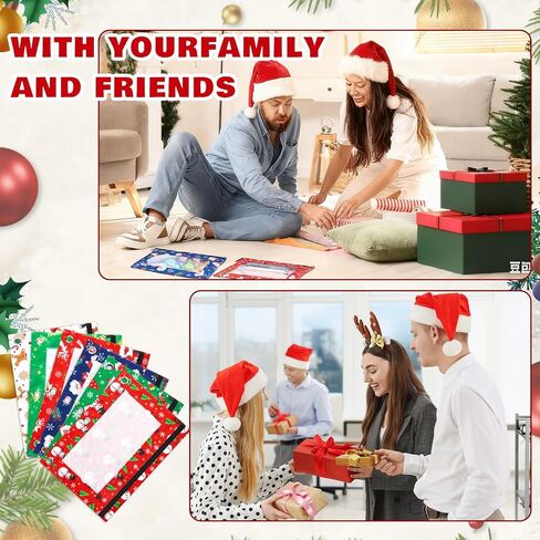 24 Pack Christmas Teacher Pencil Pouch Gift Bulk Pencil Pouch for 3 Ring Binder Zipper Pouches with Clear Window for Teacher Office Christmas Party Supplies in Saudi Arabia