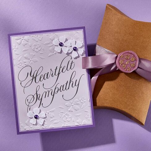 Spellbinders Copperplate Heartfelt Sympathy Press Plates, Metal in Kuwait