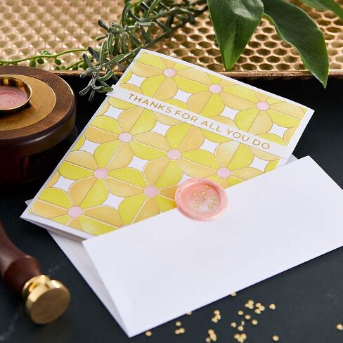 Spellbinders Geometric Flower Background Glimmer Hot Foil Plate, ONE in Saudi Arabia