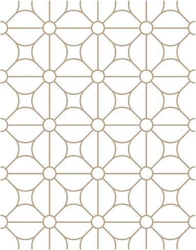 Spellbinders Geometric Flower Background Glimmer Hot Foil Plate, ONE in Saudi Arabia