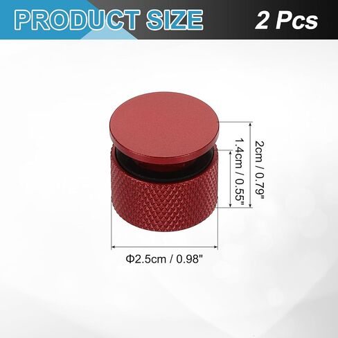 PATIKIL Pipeliner Welding Hood Helmet Fasteners, Aluminum Alloy Headgear Replacement Parts Screws with Anti-Slip Rubber Cushion for Hard Hat Accessories, Silver in Saudi Arabia