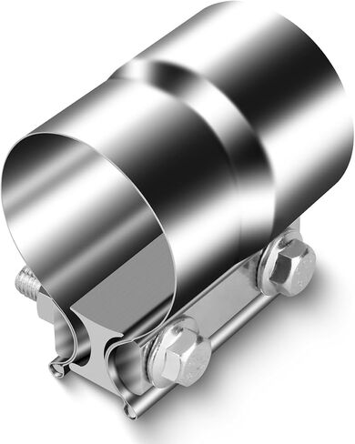 4 Inch Lap Joint Exhaust Clamp for Mufflers, Pipes Exhaust Tips, Catback Systems, Racing Exhaust, Lap Joint Seal Exhaust Clamp 304 Stainless Steel 1pcs in Saudi Arabia