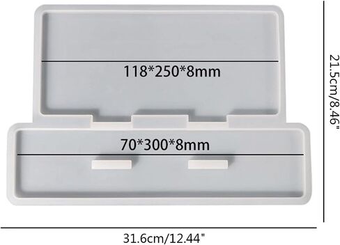 Resin Mold for Photo Frame Rectangle Shape Silicone Epoxy for Casting Personalized Photo Frame Mold for Ornaments Resin in Saudi Arabia
